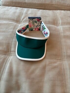 Tommy Bahama Teal and White Everyday Active Visor